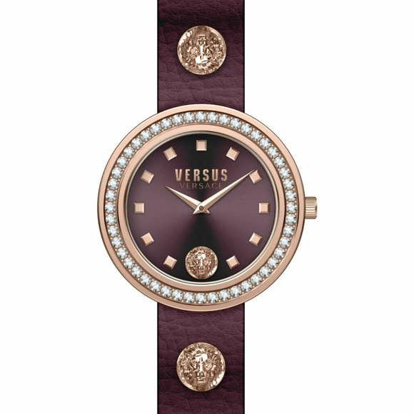 Versace Rose Gold Diamond Ladies Watch